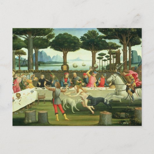 Het verhaal van Nastagio degli Onesti Briefkaart (Voorkant)