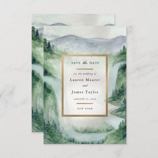 Het verhaal van ons save the date (Voorkant / Achterkant)