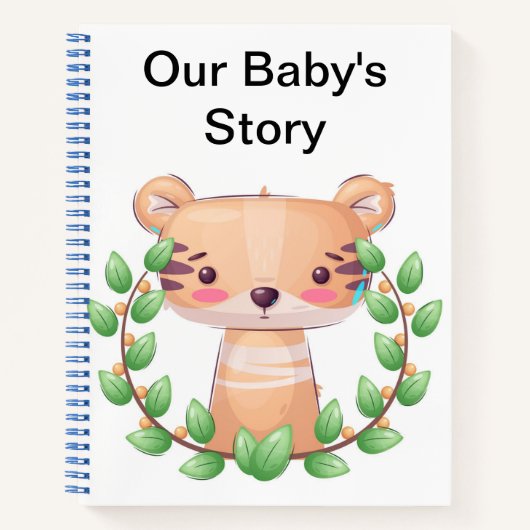 Het verhaal van onze baby notitieboek (Voorkant)