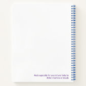 Het verhaal van onze baby notitieboek (Achterkant)