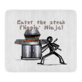 Het verhaal van Steak Flippin' Ninja Snijplank (Voorkant)