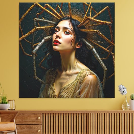 Het verhaal van Transgression Arachne Canvas Afdruk (Insitu (Woonkamer))