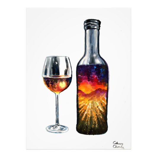 Het verhaal van wijn foto afdruk (Voorkant)