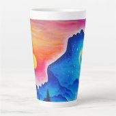 Het verhaal van zon en maan latte mok (Voorkant)