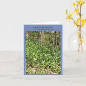 Het verheugen zich Klokjes Kaart (Gele Bloem)