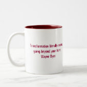 Het verhogen van de Wit/Rode Mok van de Bar (Links)