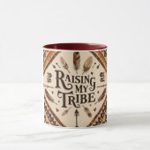 Het verhogen van mijn Tribe Moederdag Mok (Midden)