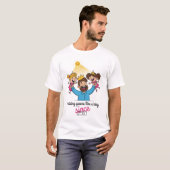 Het verhogen van Queens als een King Vaderdag T-shirt (Voorkant volledig)