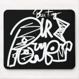 Het verhogen van Uw Macht Typgrafie Muismat