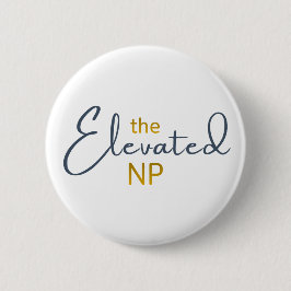 Het Verhoogde NP Logo Ronde Button 5,7 Cm