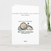 Het verjaardagsfeestje van Baci Kaart (Achterkant)