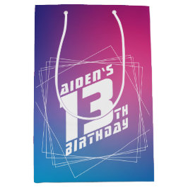 Het verjaardagsfeestje van de coole jongen medium cadeauzakje