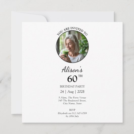 Het verjaardagsfeestje van Scream Munch Kaart (Achterkant)