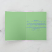 Het verjaardagsgebed van de man. kaart (Binnen)