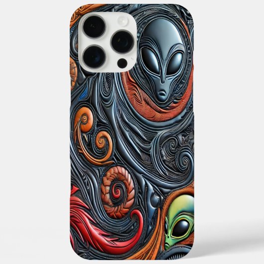Het verkennen van Alien Artistry Mysteries Case-Mate iPhone Case (Achterkant)