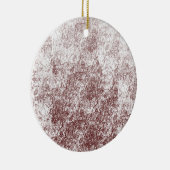 Het verkennen van Bourgondische en witte patronen  Keramisch Ornament (Rechts)