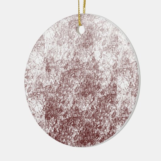 Het verkennen van Bourgondische en witte patronen  Keramisch Ornament (Links)