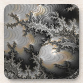 Het verkennen van de Mandelbrot Realm Onderzetters (Voorkant)