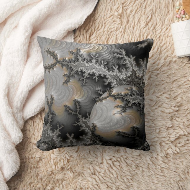 Het verkennen van het Mandelbrot-rijk Kussen (Deken)