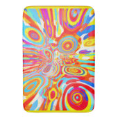 Het verkennen van levendige kleurrijke patroon badmat (Voorkant Verticaal)