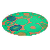 Het verkennen van onze stijlvolle, groene patroonk snijplank (Hoek)