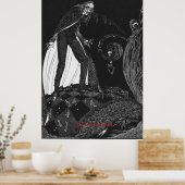 Het verklikkerhart van Harry Clarke Poster (Keuken)