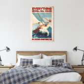 Het verkopen koppels alles zal je dodelijk maken canvas afdruk (Insitu (Slaapkamer))