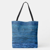 Het verkopen van slokken over de baai op een tote bag (Achterkant)