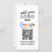 HET VERKRIJGEN VAN MEER GOOGLE-BEOORDELINGEN - UIT FEESTDAGENKAART (Voorkant)