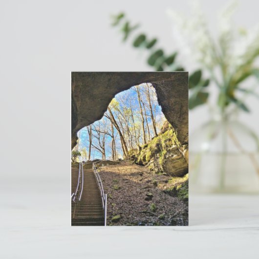 Het verlaten Cave Kentucky van de Mammoth - Briefk Briefkaart (Staand voorkant)