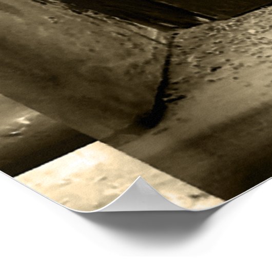 Het verlaten Huis gaat binnen als u eng Halloween  Poster (Hoek)