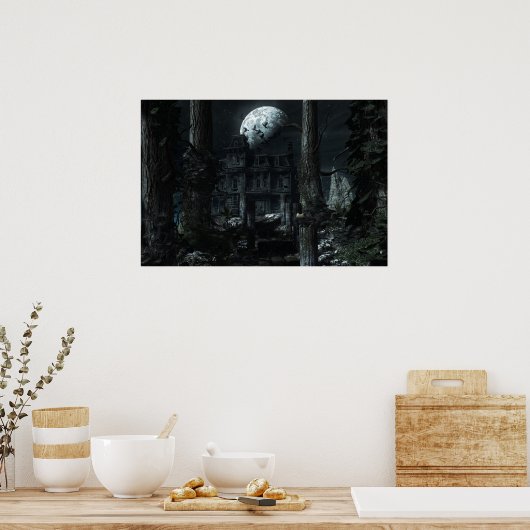 Het verlaten huis poster (Keuken)