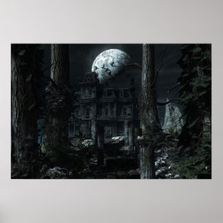 Het verlaten huis poster