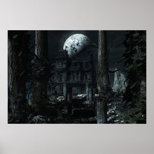 Het verlaten huis poster (Voorkant)