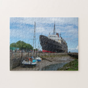 Het verlaten TSS Duke of Lancaster-schip Legpuzzel