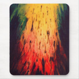 Het verlaten van de duisternis gaat het licht in muismat