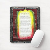 Het verlaten van de duisternis, gaat het licht in muismat (Met muis)