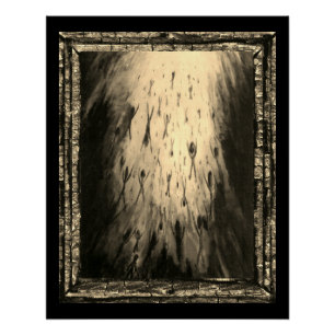 Het verlaten van de duisternis gaat het licht in poster