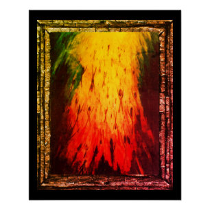 Het verlaten van de duisternis gaat het licht in poster