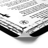 Het verlaten van de duisternis, gaat het licht in poster (Hoek)