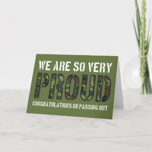 Het verlaten van de Parade Camo Proud British Army Kaart