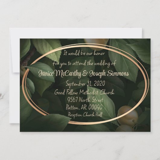 Het verlaten van de Uitnodiging van het EénLife We (Voorkant)