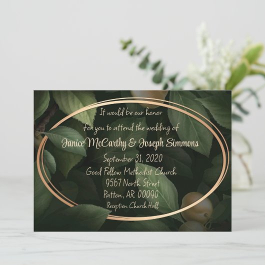 Het verlaten van de Uitnodiging van het EénLife We (Staand voorkant)