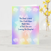 Het verlaten van het Ziekenhuis Kaart Rainbow-ontw (Gele Bloem)