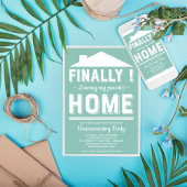 Het verlaten van mijn ouders House Funny Housewarm Kaart