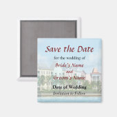 Het verlaten van Paradise Island sparen de Datum Magneet (Voorkant / Achterkant)