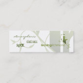 het verlaten van richmond - kaarten ( herzien ) mini visitekaartje (Achterkant)