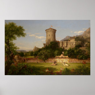 Het verleden (1838) - Thomas Cole Poster