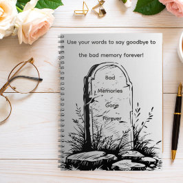 Het verleden begraven Grafsteen Notitieboek – Rust