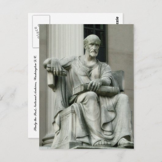 Het verleden briefkaart (Voorkant / Achterkant)